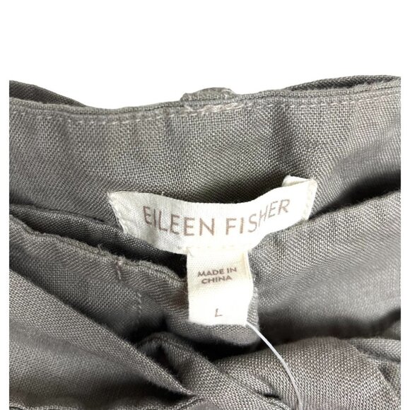 Eileen Fisher Tapered Linen pants tan size XL - Picture 2 of 8